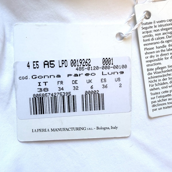 LA PERLA white sarong or cover-up - Picture 10 of 16